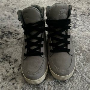 Sorel Out N About Wedges - Dove/Quarry - 6.5